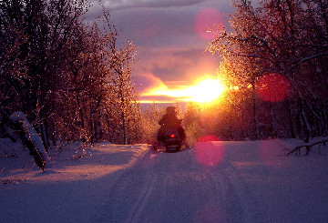 Snomobile tour to Mutnovsky volcano