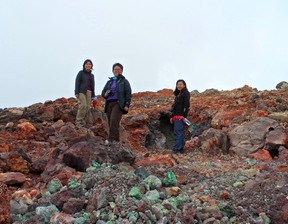 Volcanic cone of 1975